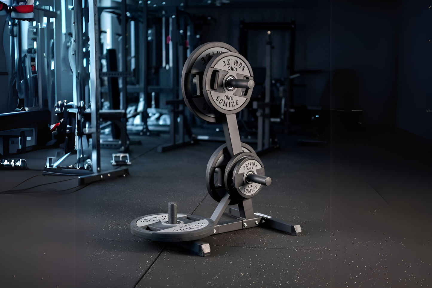 Olympia Hantelscheiben-Set SQMIZE® Premium Bison OPT BlackGrey, 70 -150 kg