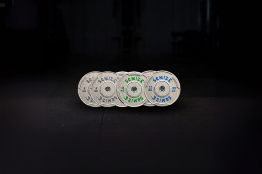 Premium Bison High-Tempered Bumper Plate SQMIZE® V-CRNW, 70 - 150 kg