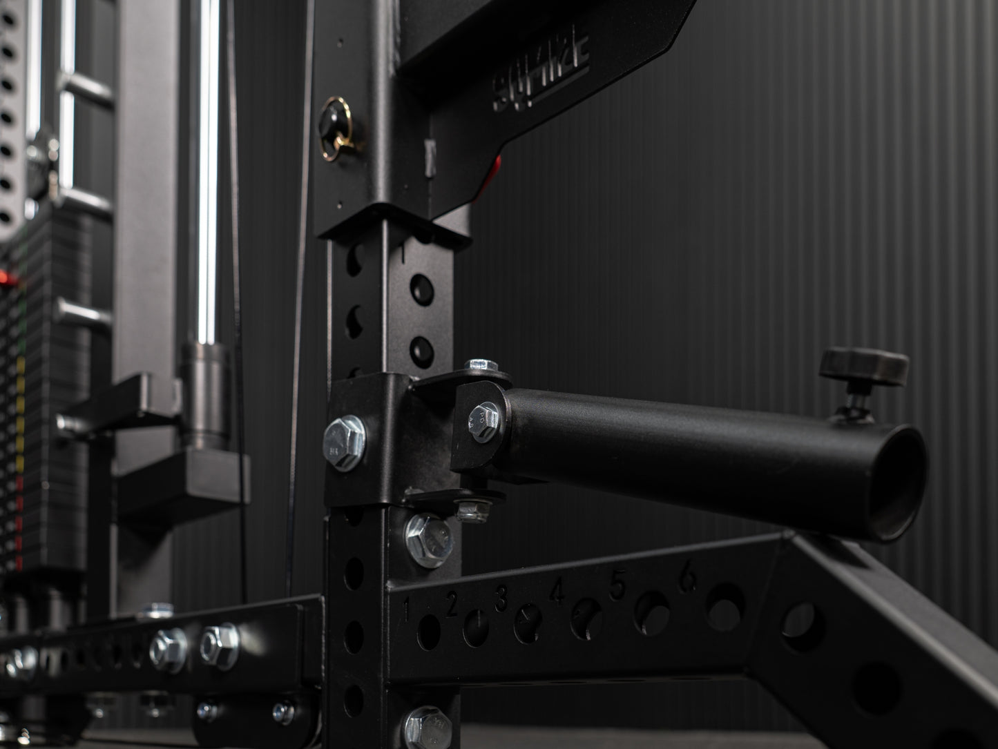 Super Tri Power Rack Gym SQMIZE® PREMIUM BISON SQ-S900RSR