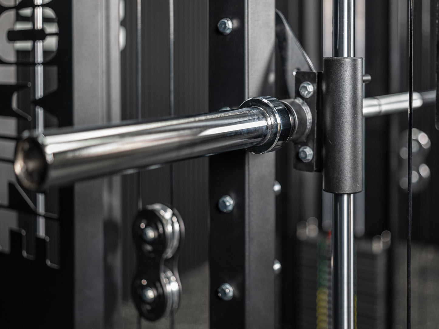 Tri-Power Gym SQMIZE® PREMIUM BISON SQ-S981-90, Kabelzugstation, Multipresse & Half Rack, Höhe 226 cm