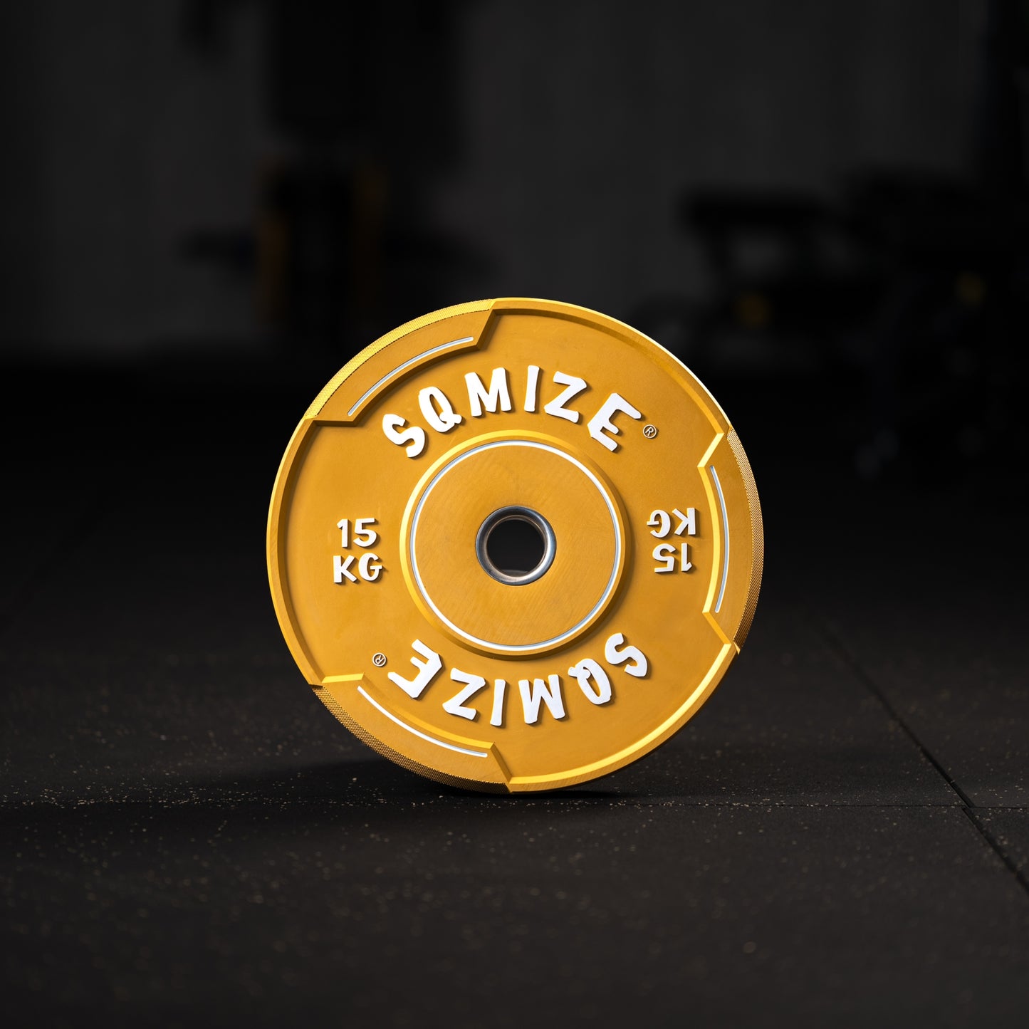 Premium Bison Colored Bumper Plate SQMIZE® V-CBP, 5 - 25 kg
