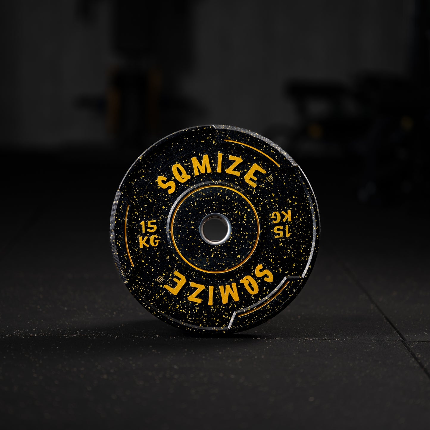 Premium Bison High-Tempered Bumper Plate SQMIZE® V-CRBP, 5 - 25 kg