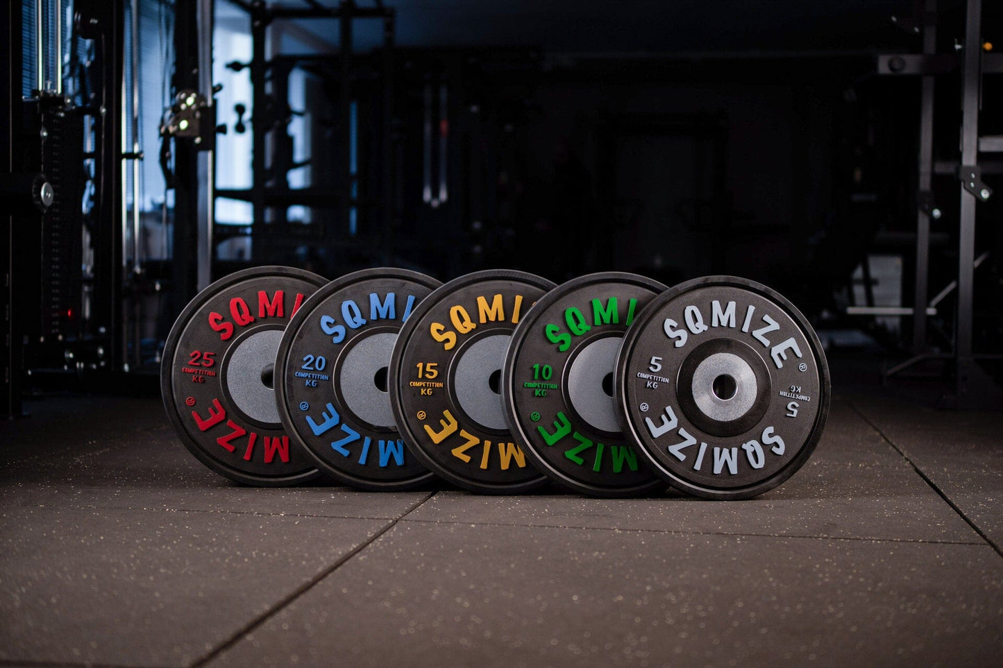 Premium Bison Black Competition Bumper Plate Set SQMIZE® V-CompBP, 90 - 140 kg www.simpleproducts.at 90 kg - Set 
